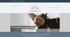 Desktop Screenshot of executiveriskcontrol.co.za